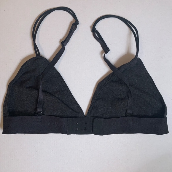 NWOT Kit and Ace Triangle Bralette in Charcoal Grey- Size S - Picture 2 of 9